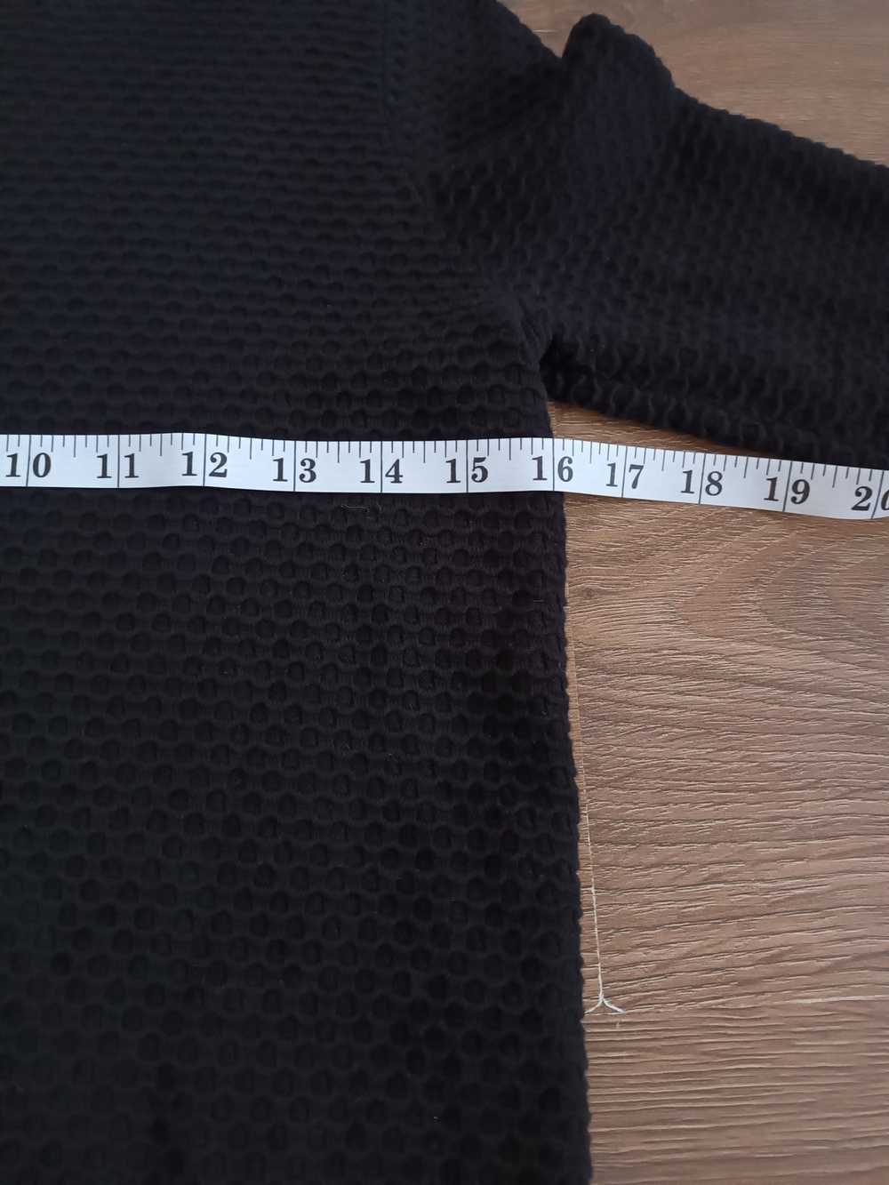 Cos COS Womens Waffle Knit Black Sweater Size XS - image 3