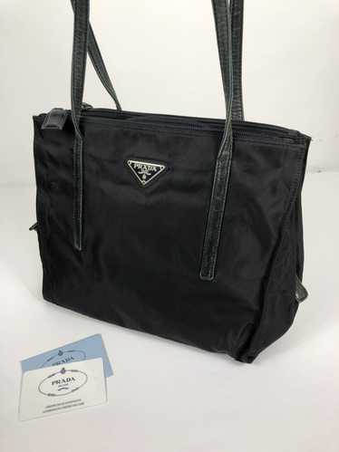 Prada Prada 1997’ tessuto trend nero tote bag - image 1