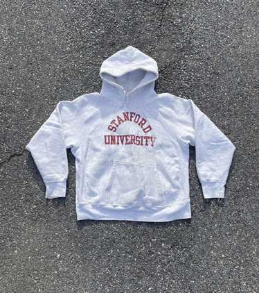 Vintage 80s 90s Stanford University Hoodie XL Reverse Weave Style Sweater