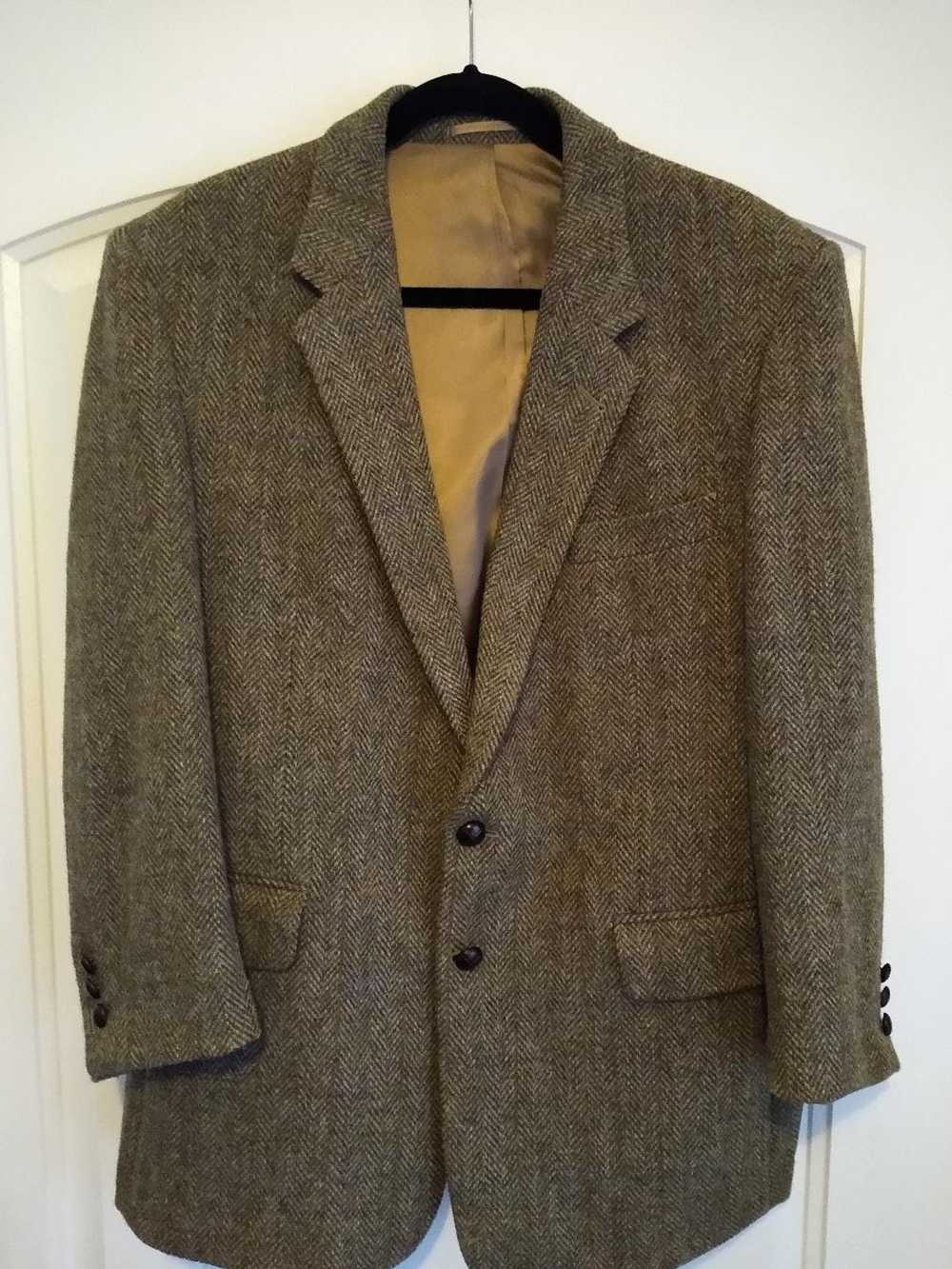 Harris Tweed Vintage 60"s Tweed Herringbone Blazer - Gem