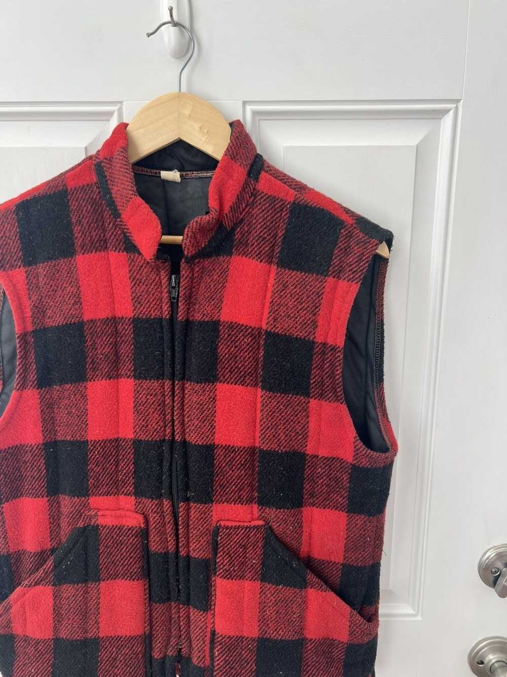 Made In Usa × Vintage Vintage 70s Hunting Checker… - image 1