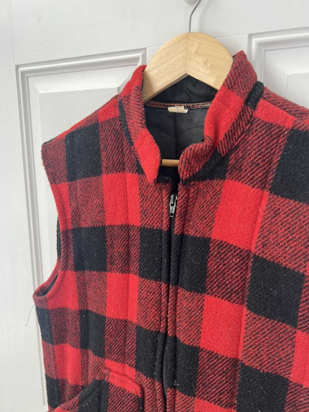 Made In Usa × Vintage Vintage 70s Hunting Checker… - image 4