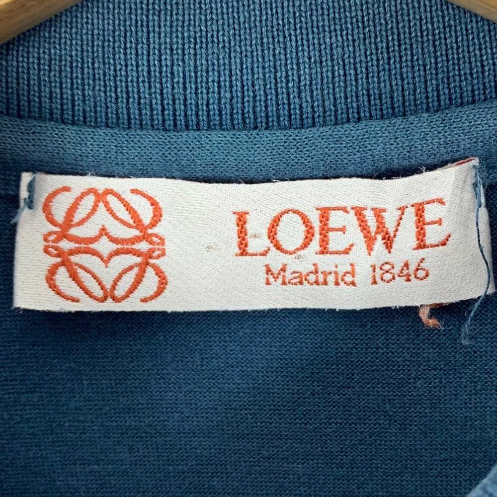 Loewe × Vintage Rare!! Vintage LOEWE stripe polo … - image 8