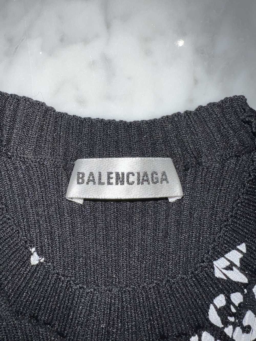 Balenciaga Balenciaga long sleeve knit top - image 6