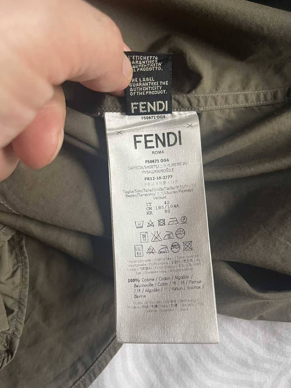 Fendi FENDI men shirt REAL sizes shown in photos … - image 6