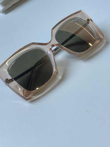 Chanel mirror sunglasses pink - Gem