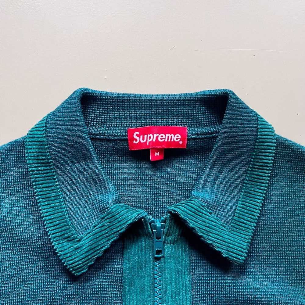 Supreme Supreme Corduroy Detailed Zip Sweater - image 4