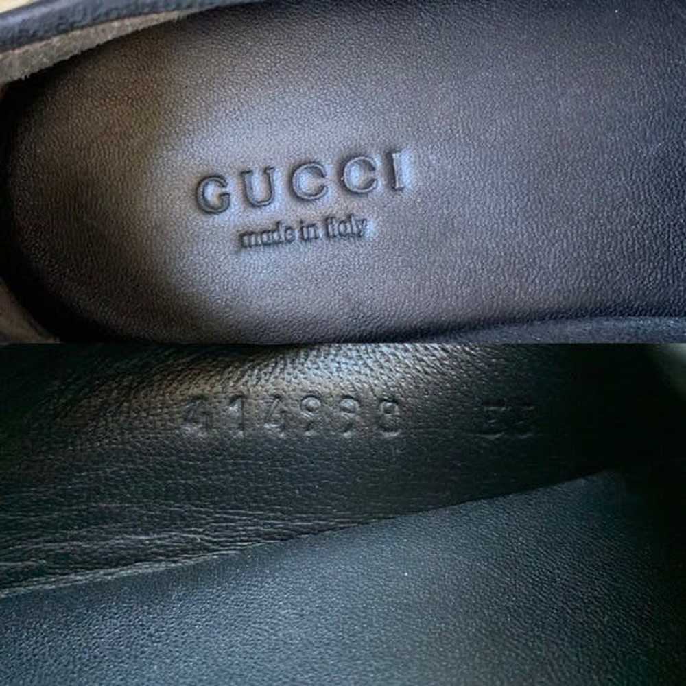Gucci GUCCI Brixton Horsebit Black Leather Design… - image 12