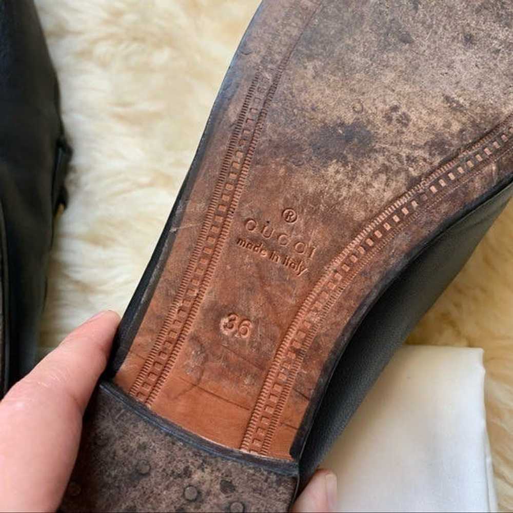 Gucci GUCCI Brixton Horsebit Black Leather Design… - image 9