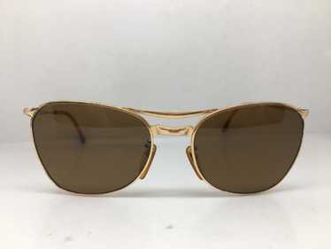 MARWITZ Gold Filled Plated Sunglasses Vintage Rare Oval Square 