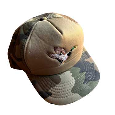 80s Mallard camo trucker hat - image 1
