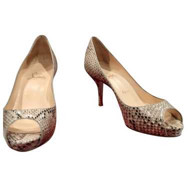 Christian Louboutin Python heels - image 1