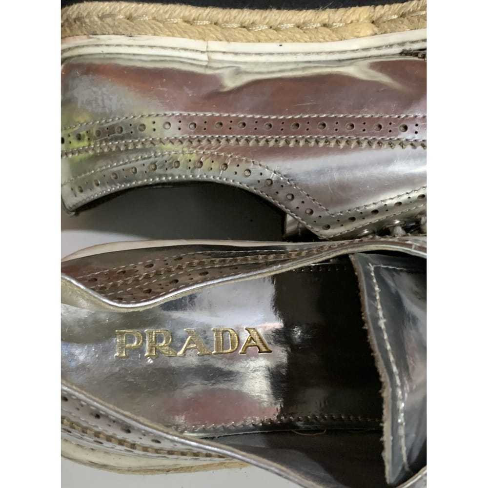 Prada Patent leather lace ups - image 8