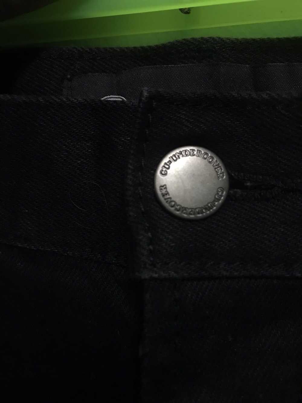 Undercover Gu x Undercover Black Denim Pants - image 4