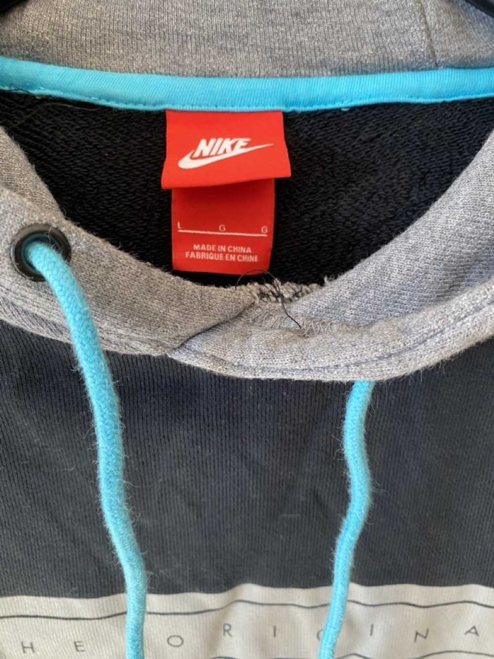 Nike × Streetwear Rare Nike Air Hoodie Grey/Teal - image 3