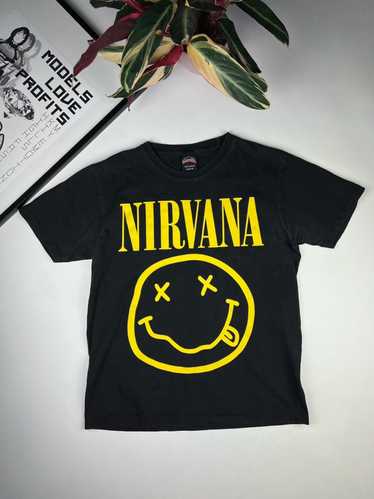 Band Tees × Nirvana × Rock T Shirt 90s vintage Ni… - image 1