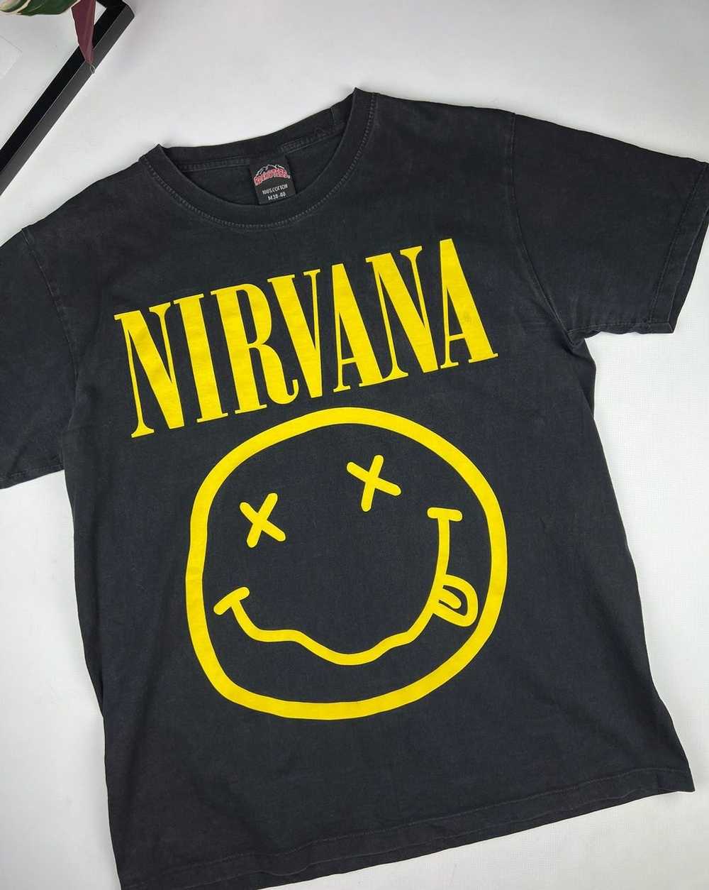 Band Tees × Nirvana × Rock T Shirt 90s vintage Ni… - image 3