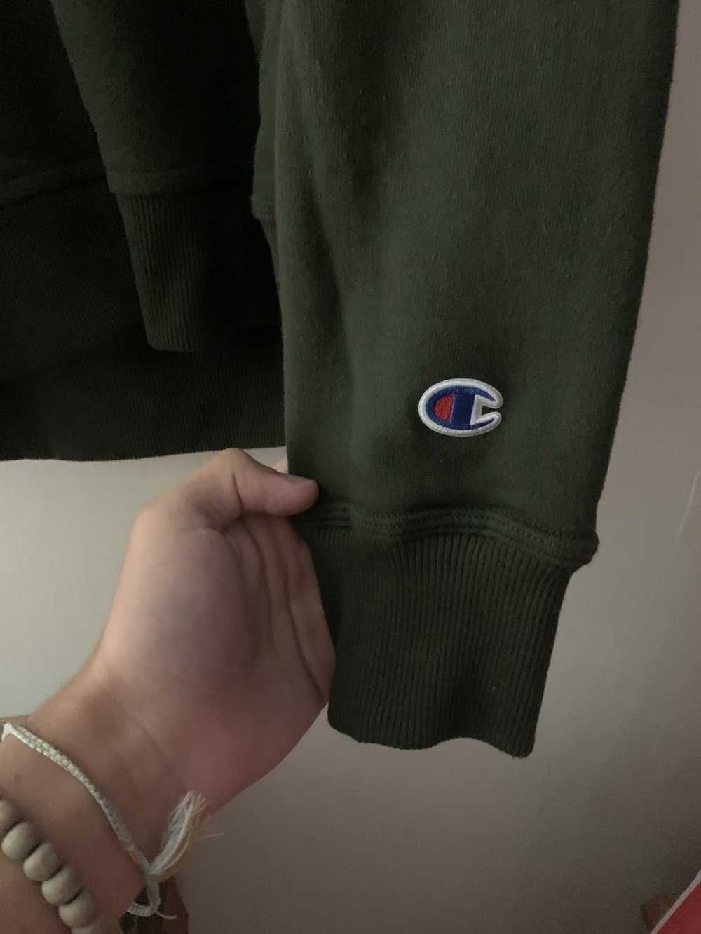 Champion × Vintage Vintage Olive Green Champion H… - image 3