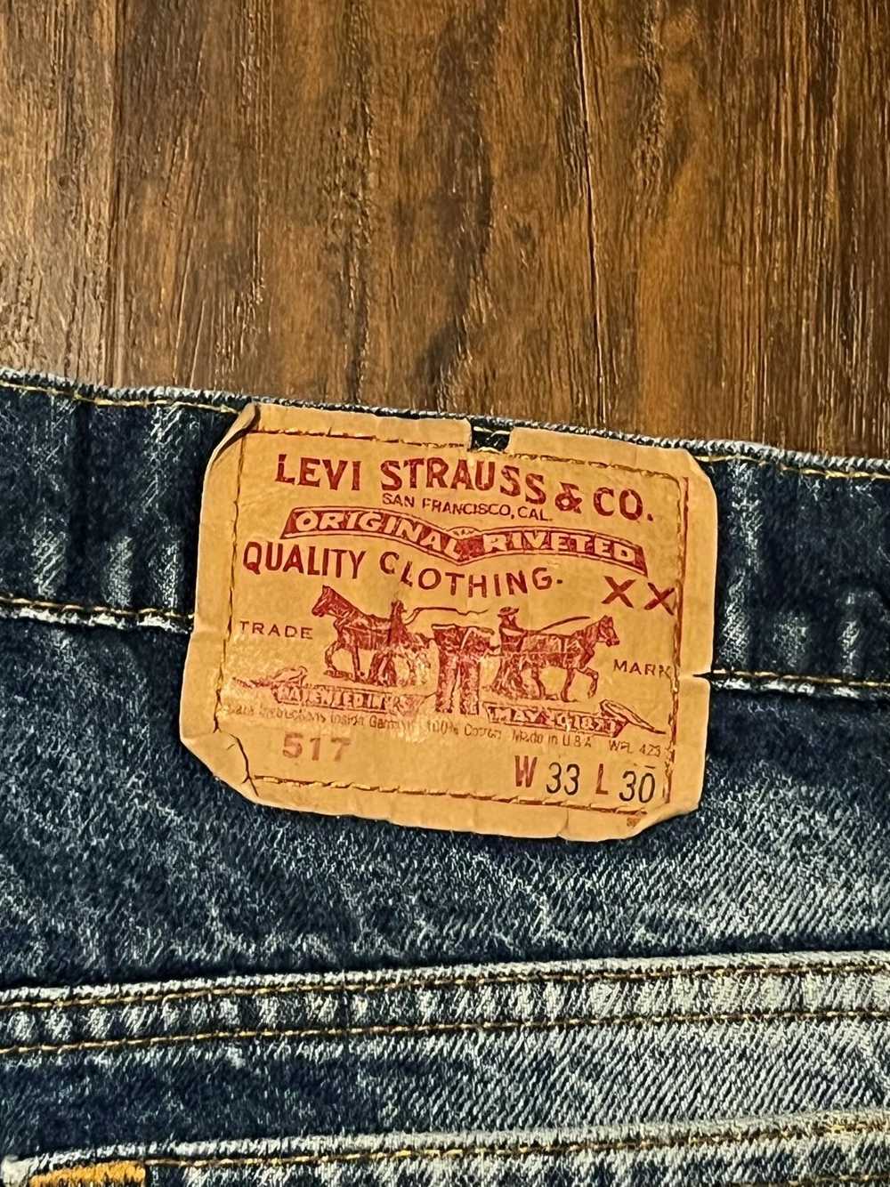 Levi's × Vintage Levi’s 517 Vintage Bootcut - image 4