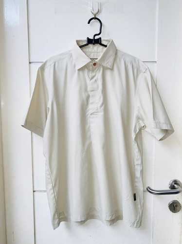 Burberry Thomas Burberry Rare Archived Half Shirt - image 1