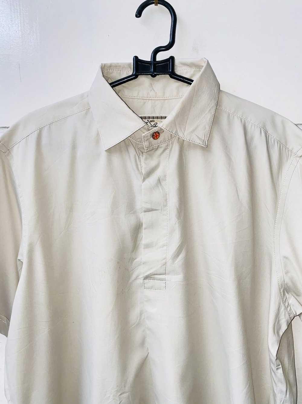 Burberry Thomas Burberry Rare Archived Half Shirt - image 2