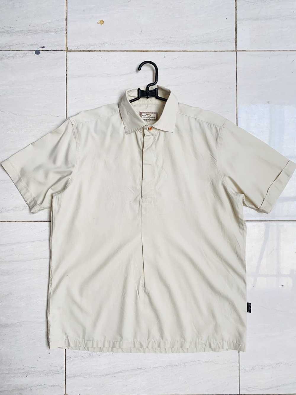 Burberry Thomas Burberry Rare Archived Half Shirt - image 6