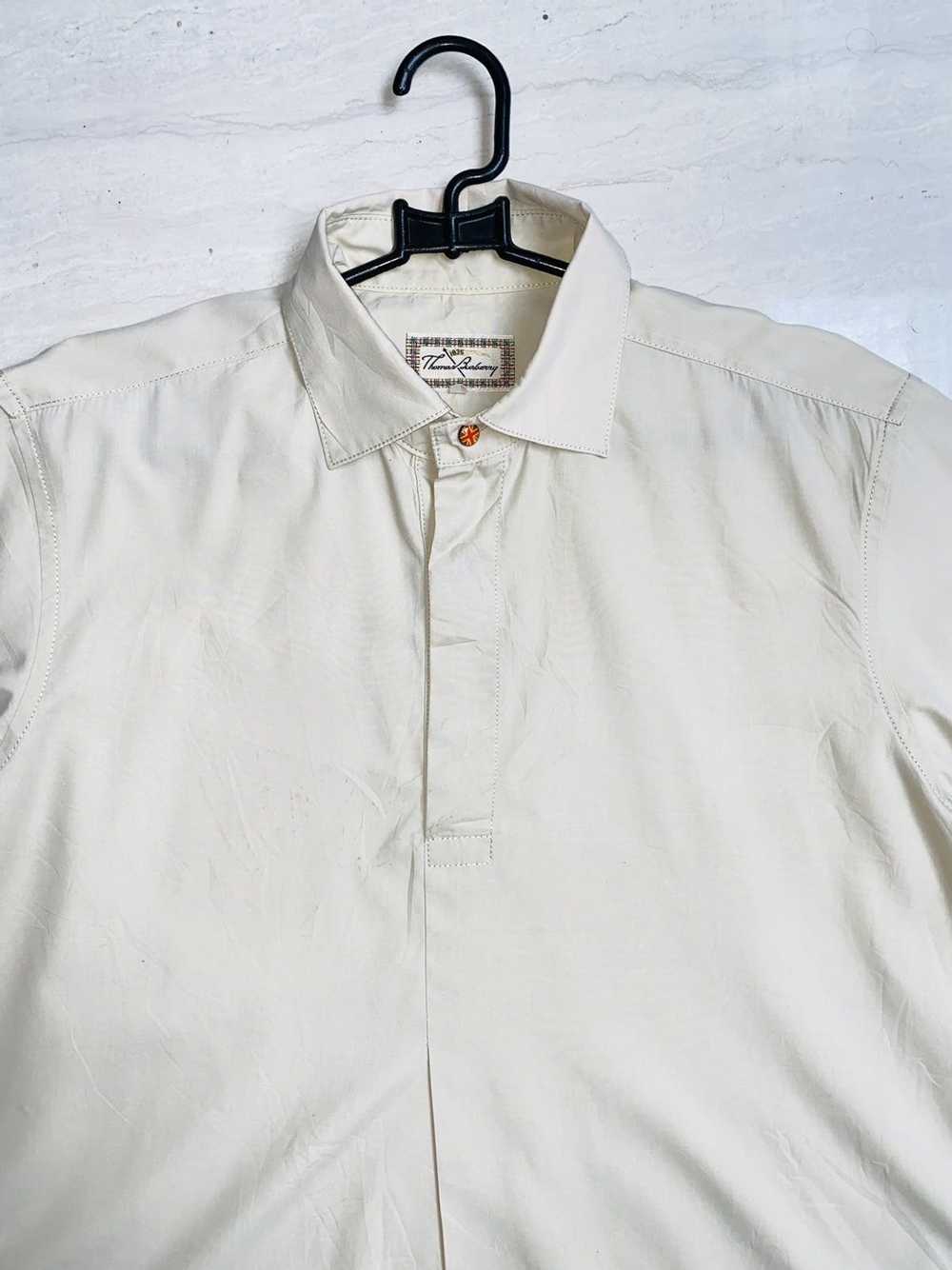 Burberry Thomas Burberry Rare Archived Half Shirt - image 7