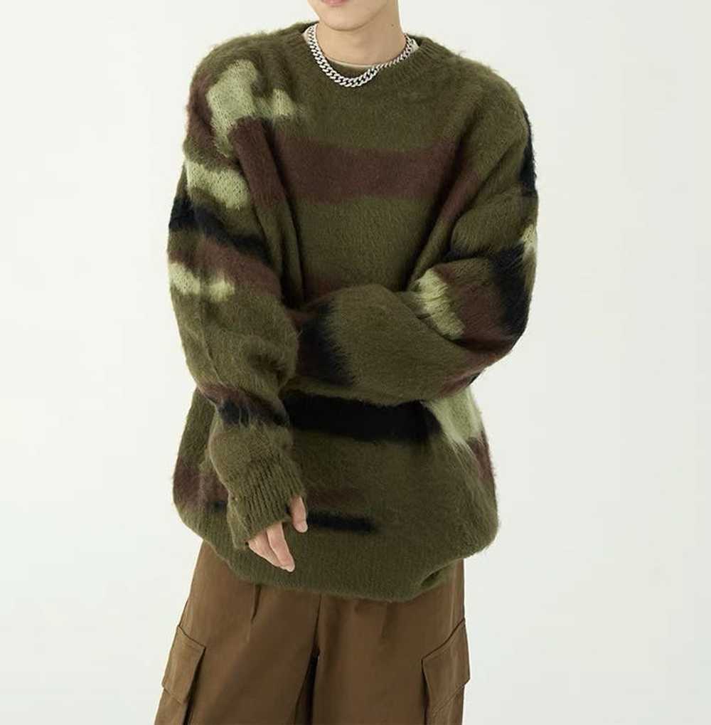 Coloured Cable Knit Sweater × Streetwear × Vintag… - image 1