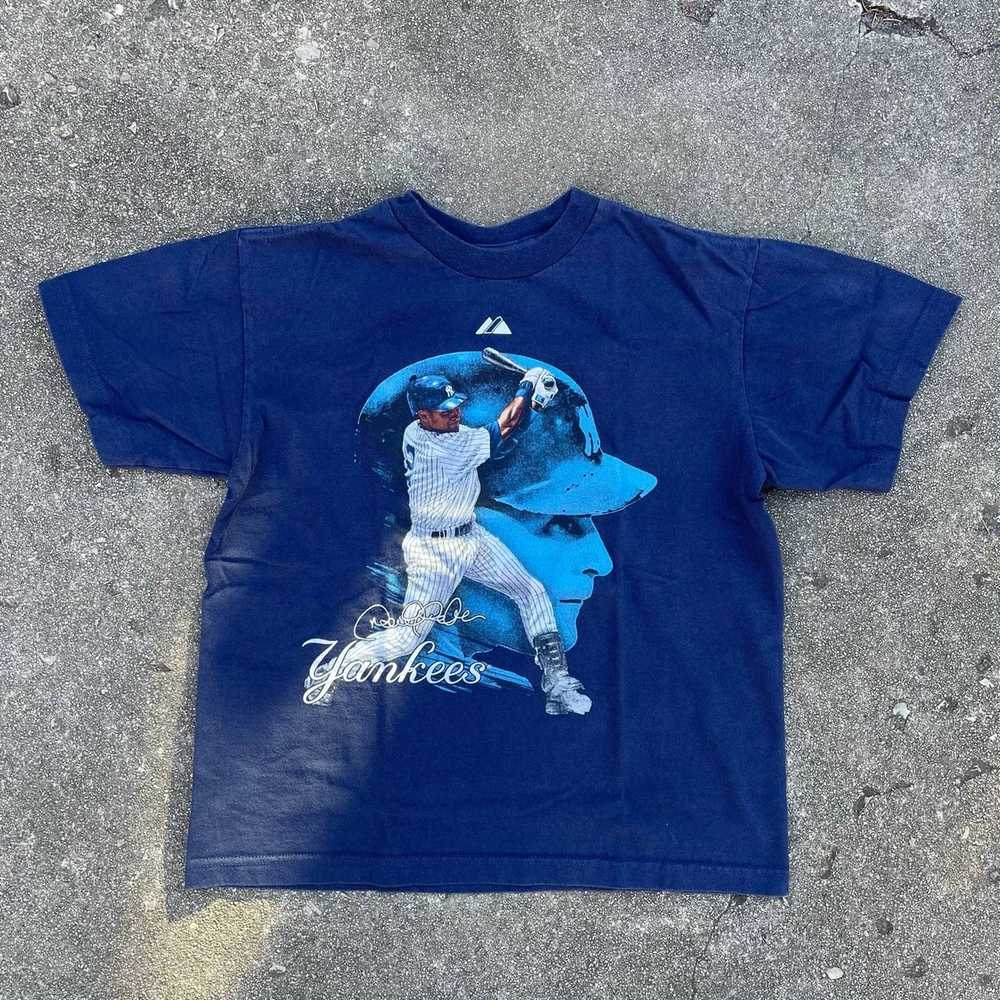 MLB Vintage NY Yankees Derek Jeter Jersey T-Shirt… - image 2