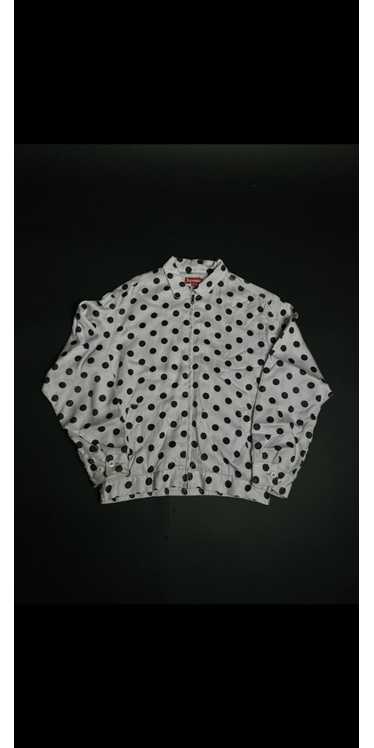 Supreme Supreme pink polka dot work jacket