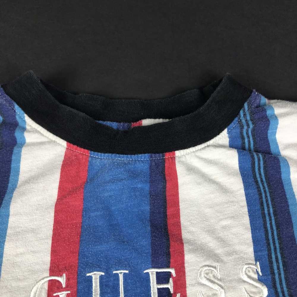 Guess Guess Original Blue White Vertical Stripe F… - image 4