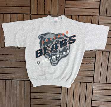 Chicago Bears 47 Brand Marled *RARE* Retro Print Tee Shirt Men's NFL NOS