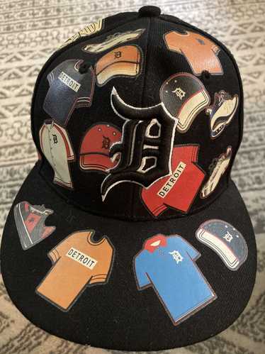 Hat × Trucker Hat × Vintage D Detroit Flat Gap by 