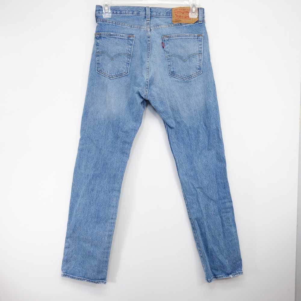 Levi's Ripped 501 '93 Button Fly Straight Leg Den… - image 1