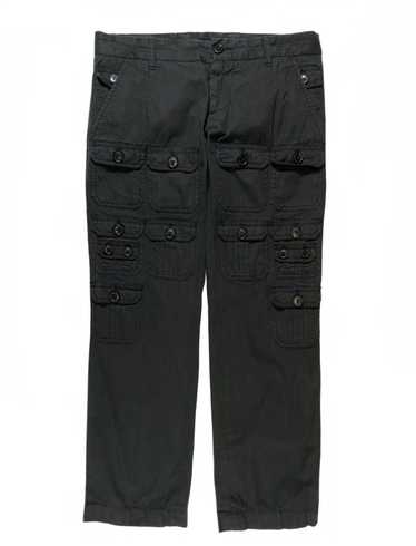 Dolce & Gabbana damier-print Drill Trousers - Black