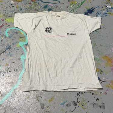 Art × Streetwear × Vintage GE T-shirt 80s