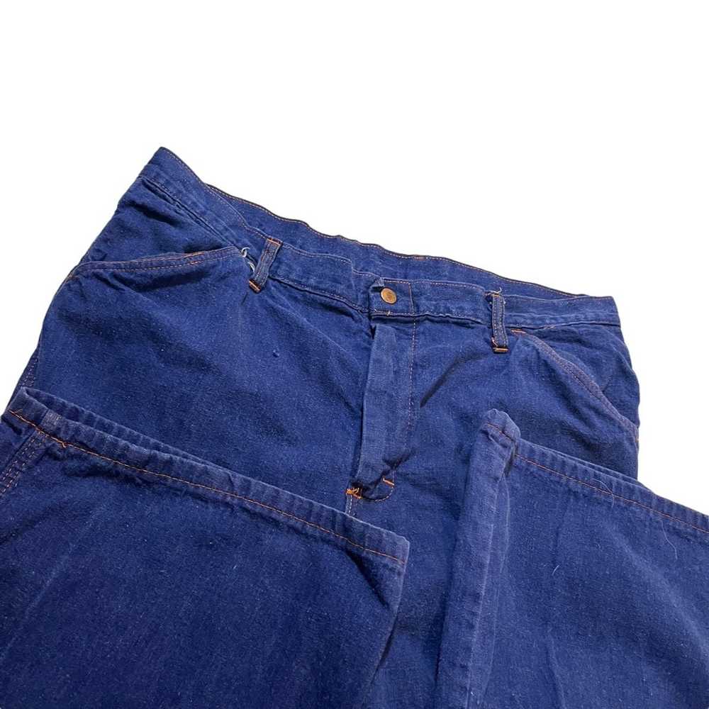 Made In Usa × Vintage 60s Indigo Flare Jeans - image 3