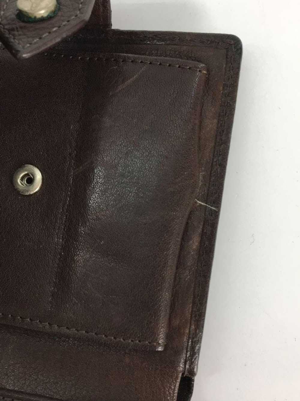 Vivienne Westwood Orb Embossed Button Leather Wallet - Gem