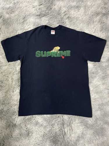 Supreme lizard sale tee grey