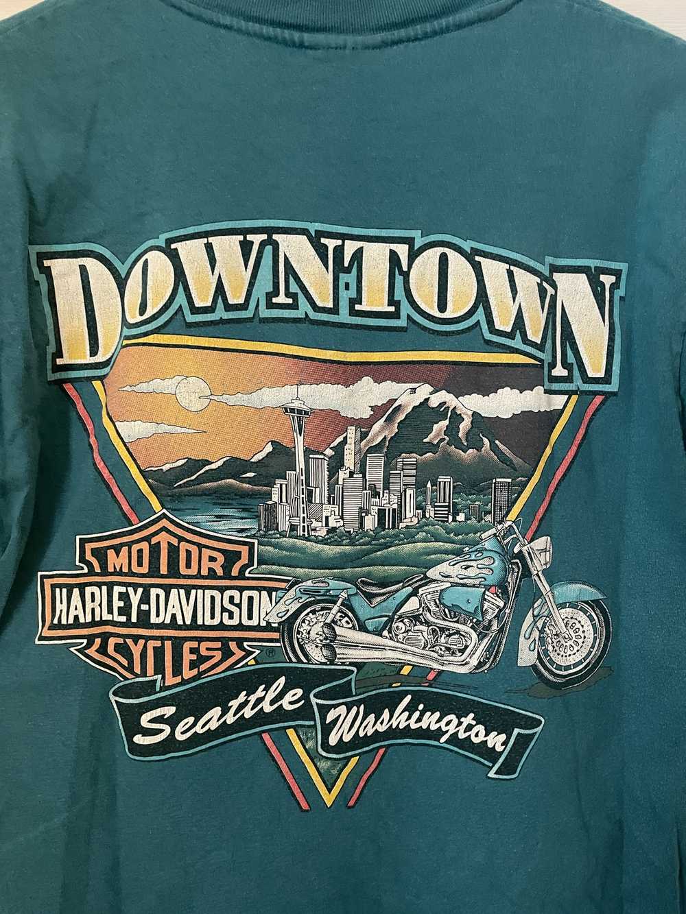 Harley Davidson Vintage Harley Davidson shirt - image 4