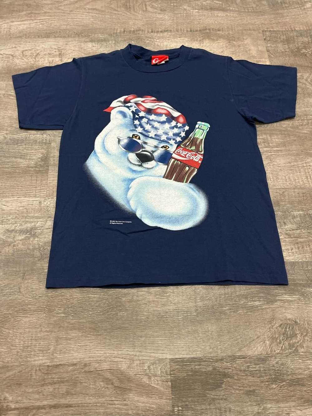 Coca Cola 1995 Coca-Cola Polar Bear Shirt - image 1