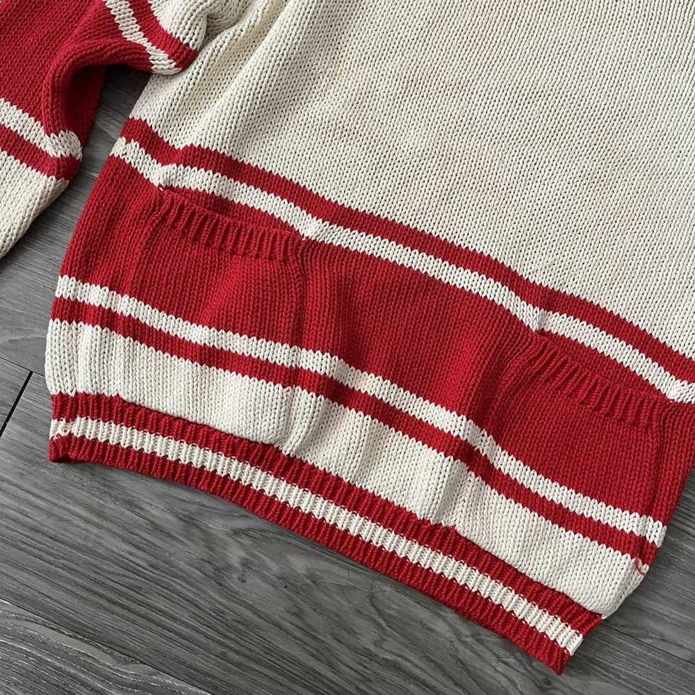 Vintage Vintage knitted double pocket sweater - image 2