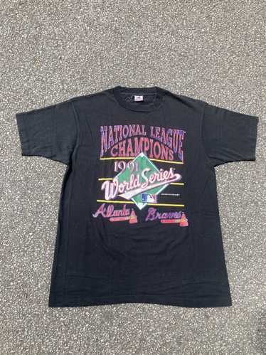 1991 Medium Atlanta Braves World Series Shirt,vintage Atlanta