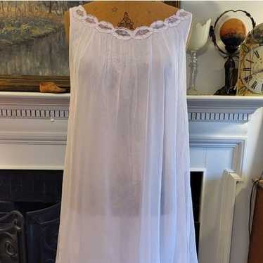 Other Cute vintage light pink sheer night gown - image 1