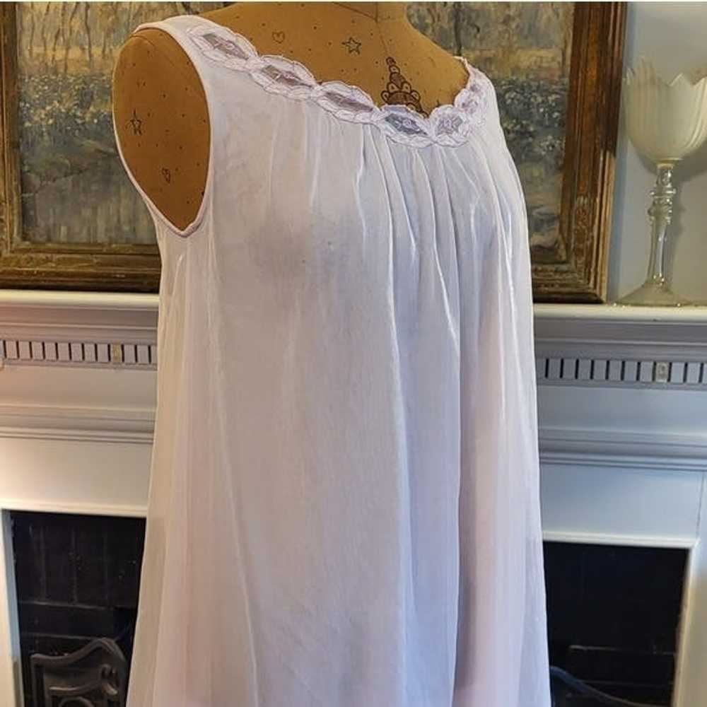 Other Cute vintage light pink sheer night gown - image 5