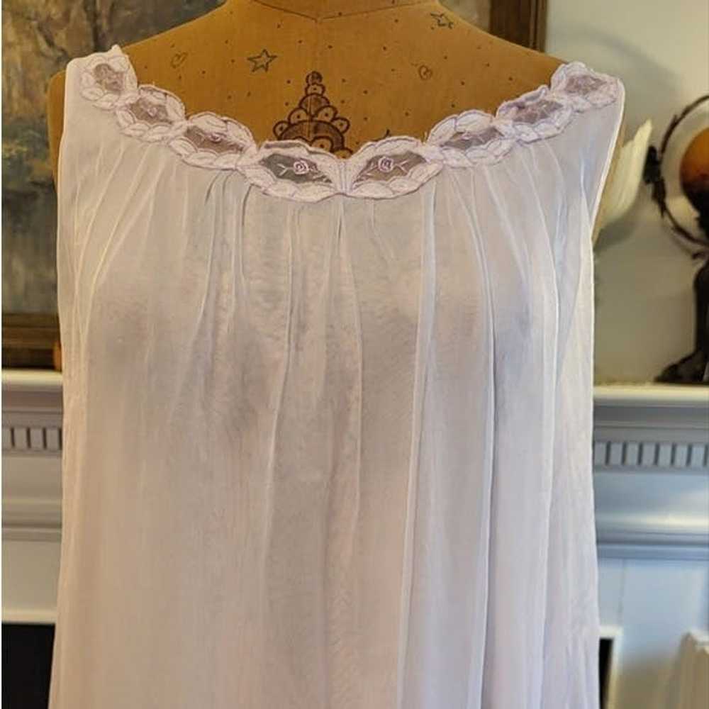 Other Cute vintage light pink sheer night gown - image 6