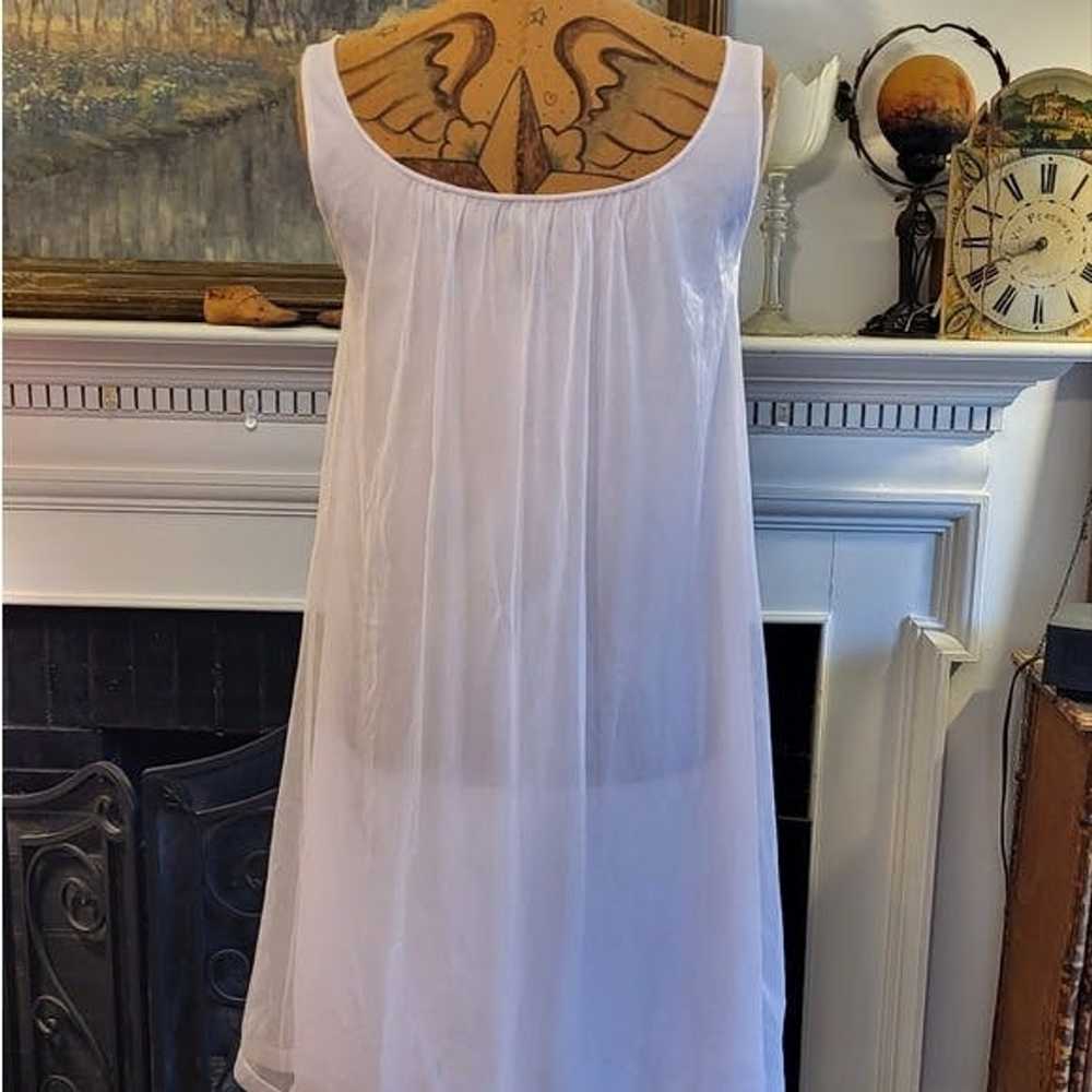 Other Cute vintage light pink sheer night gown - image 8