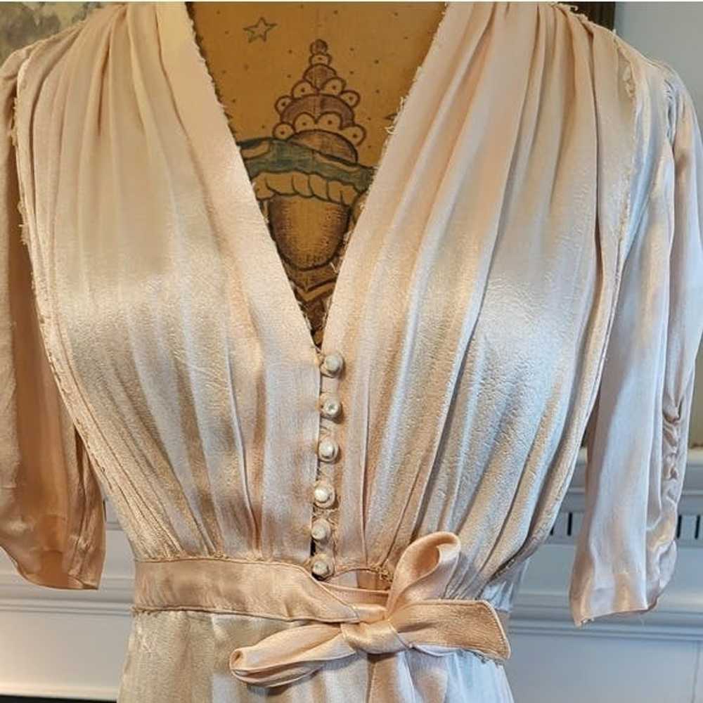 Other Beautiful 1920s dressing gown Pink size S/M - image 7