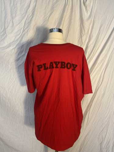 Playboy PLAYBOY cherry red basic logo tee
