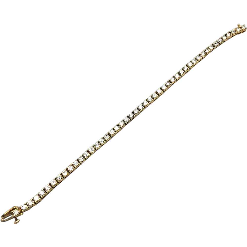 14K 7'' 6 CTW Diamond Tennis Bracelet - image 2